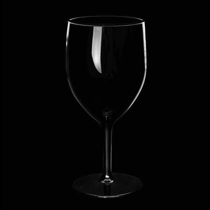 steeg schuif Formuleren Kunststof wijnglazen 27cl zwart kopen? | De Horeca Bazaar