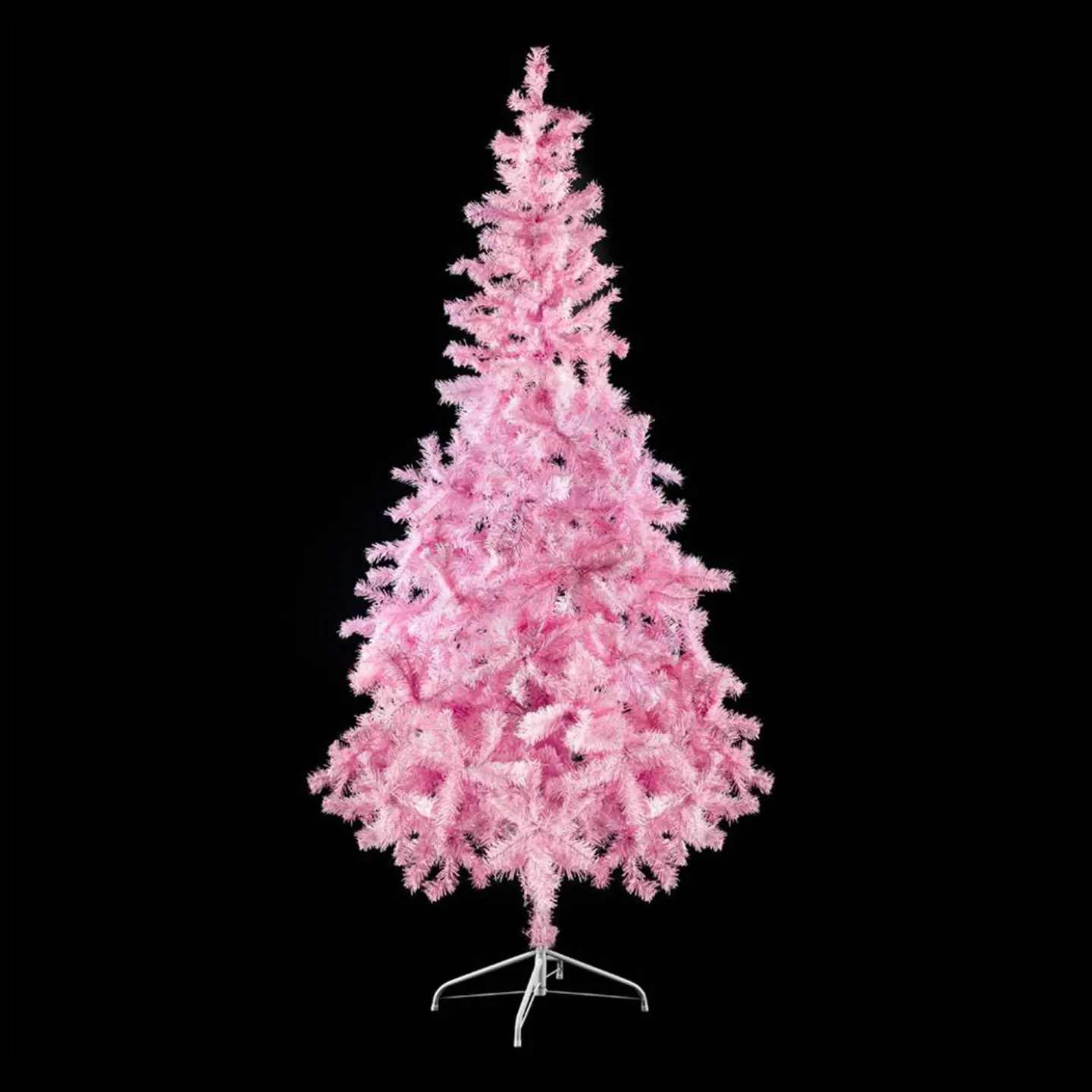 Baby roze kerstboom 210cm.