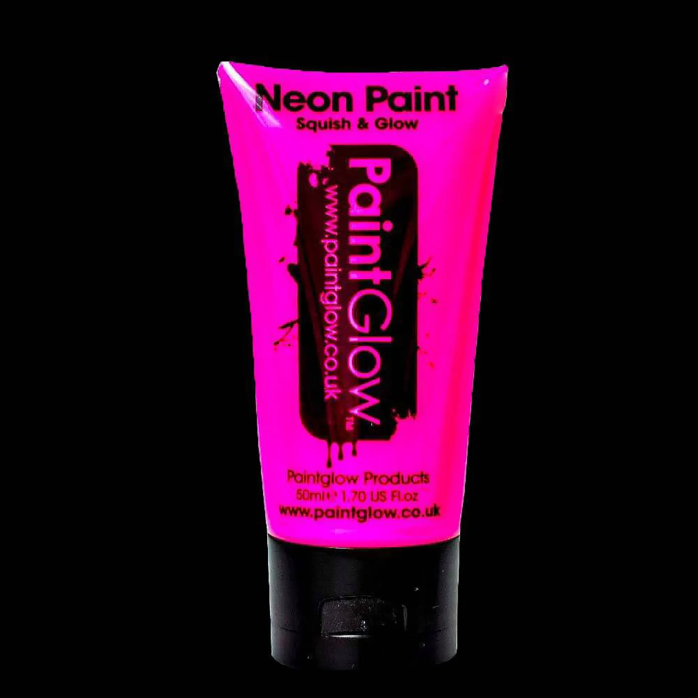 Blacklight face&body verf 50ml Neon roze.