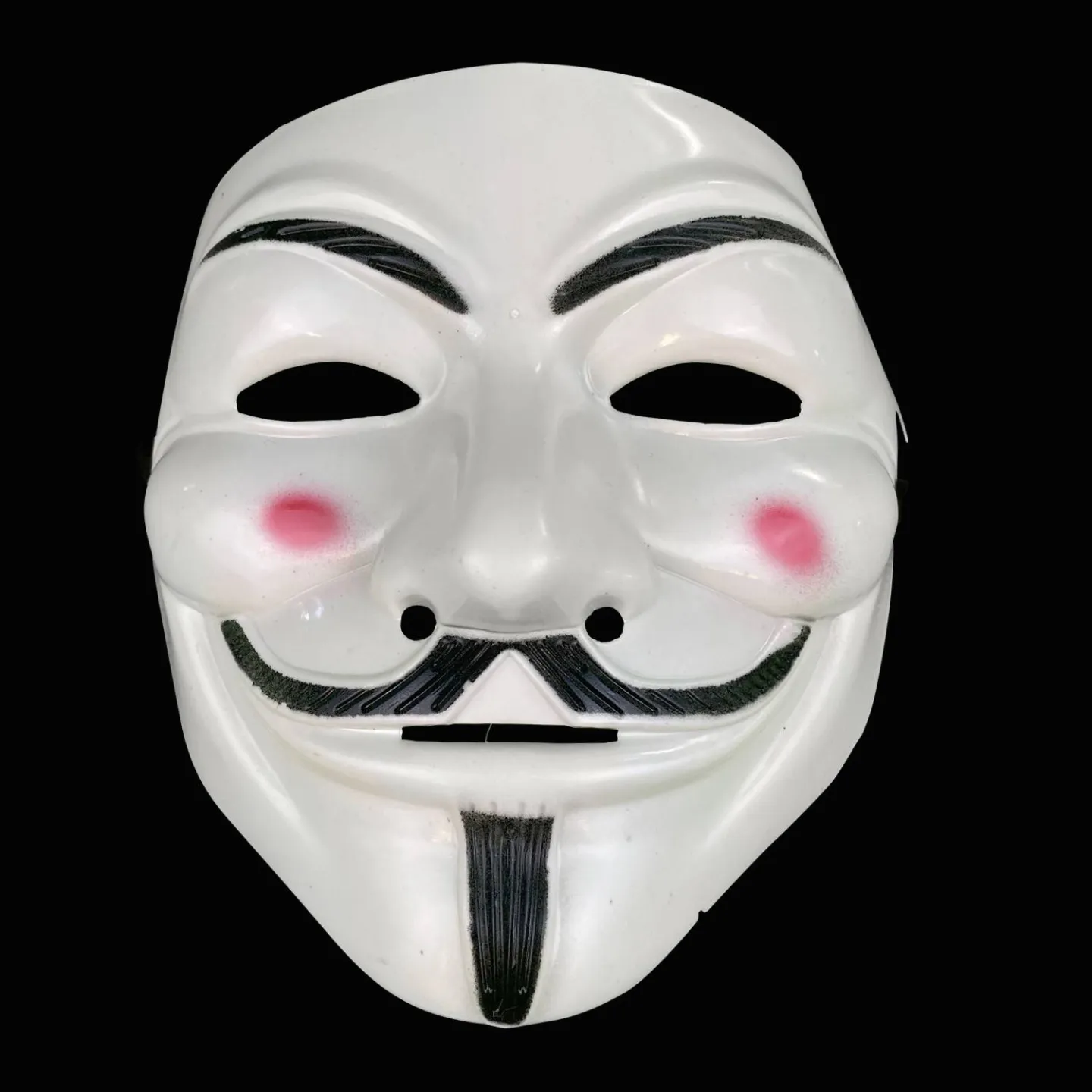 Halloween masker Anonymously kunststof.