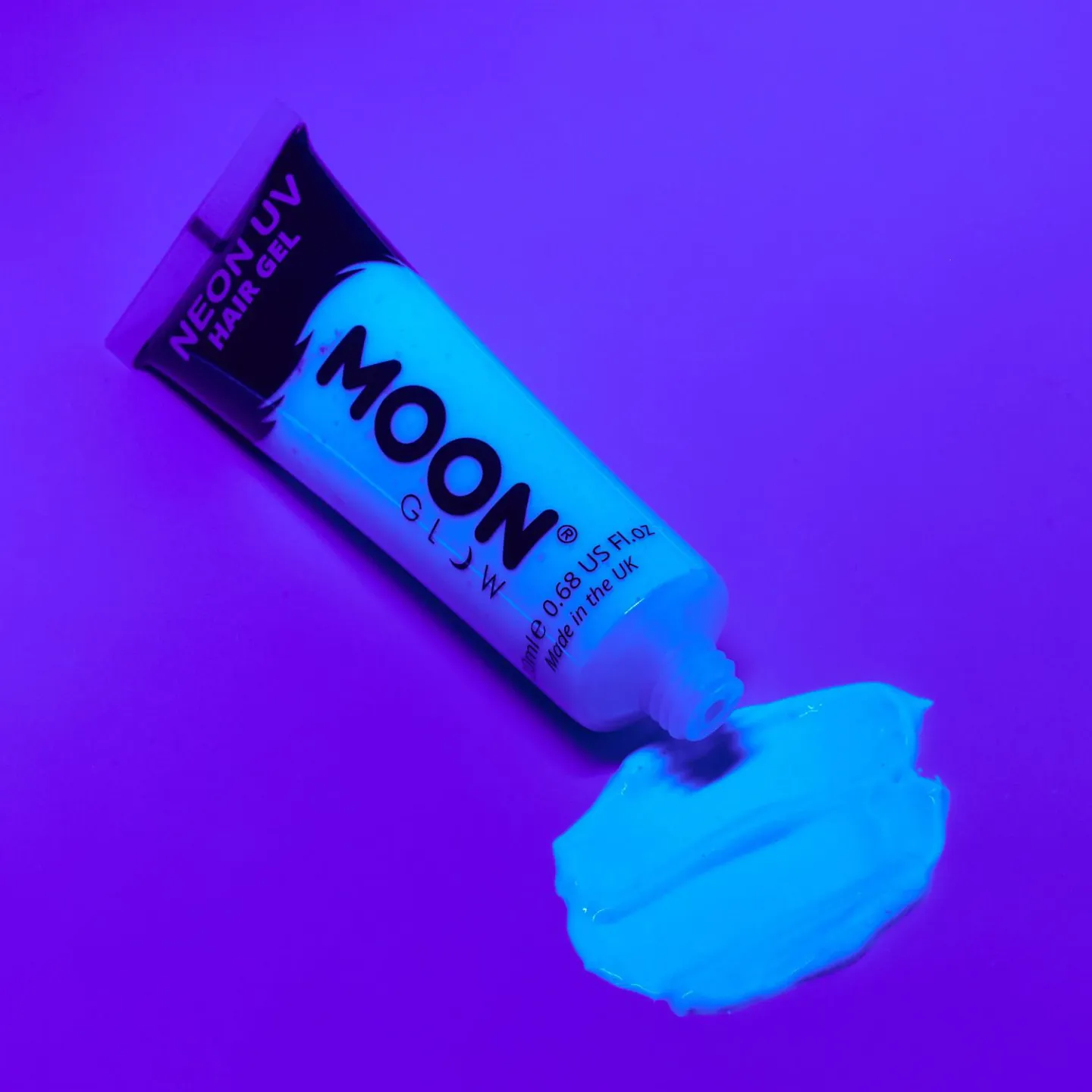 UV lichtgevende haargel 20ml neon blauw kopen.