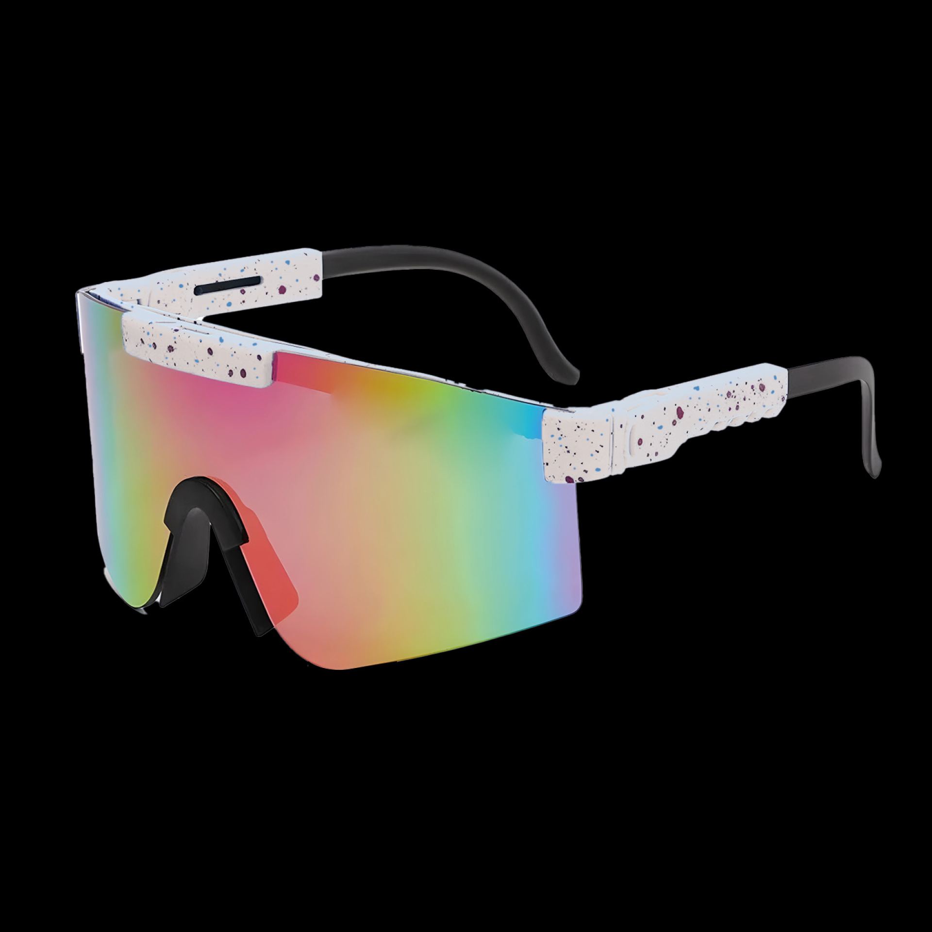 Rave bril sport zonnebril wit/rood kopen
