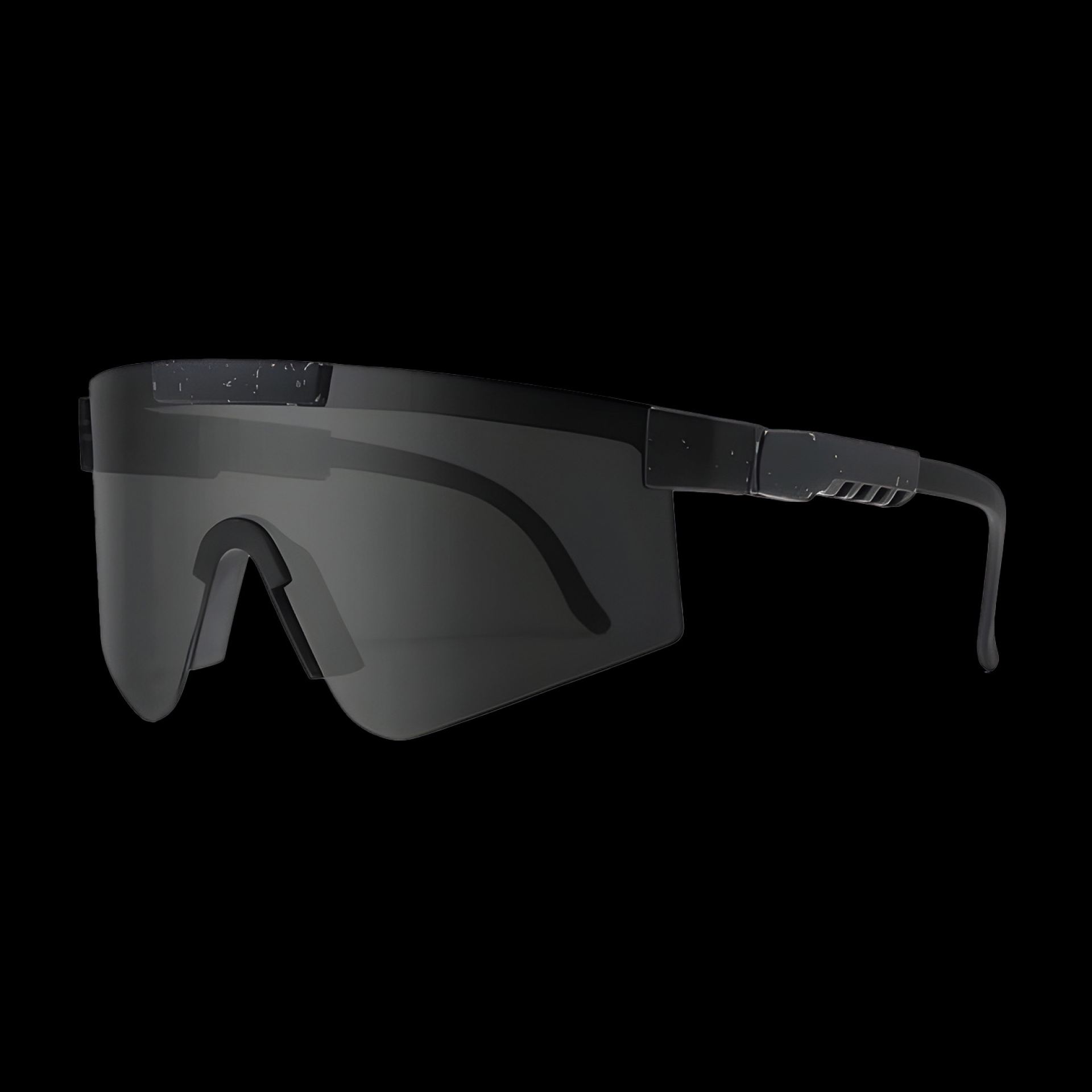 Rave bril sport zonnebril zwart/zilver
