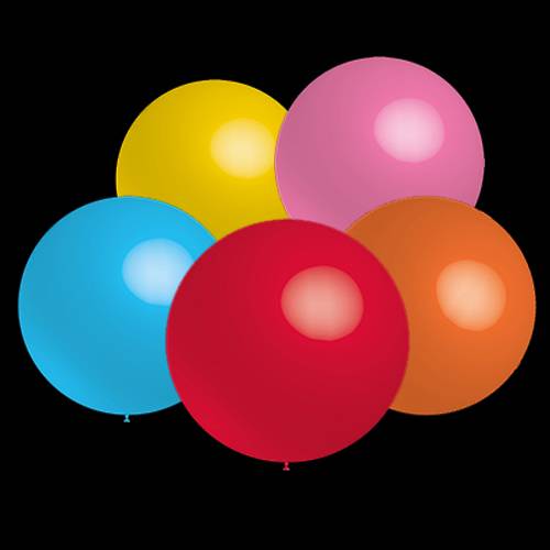 zwart Kalmte Verscherpen Gekleurde ballonnen rond 30cm kopen? | De Horeca Bazaar